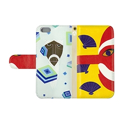 手帳型iphone7ケース〈猿田毘古神×塩椎神〉